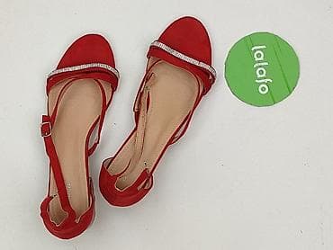 biale sandaly na platformie: Sandały damskie, rozmiar 40 — 2