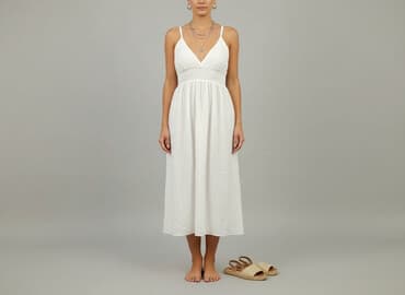 białe sukienki: Sukienka damska, rozmiar S — 1