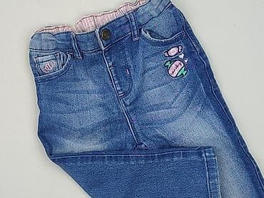 bluza hello kitty cropp: Spodnie jeansowe, So cute, 9-12 miesięcy, stan - Idealny — 1