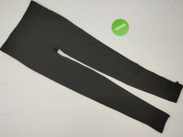 czarne legginsy z wysokim stanem push up: Legginsy Eleganckie damskie, rozmiar L — 2