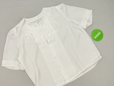 biała bluzka do garnituru: Women's blouse, size 4XL — 3