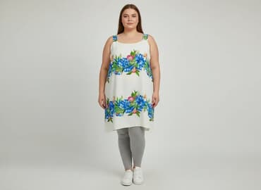 sukienki plażowe plus size: Sukienka damska, rozmiar 4XL — 5