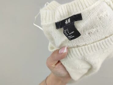bialy sweterek hm: H&M, Sweter damski, rozmiar S — 4