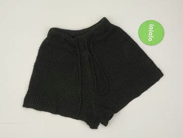 krótkie czarne spodenki materiałowe: Boohoo, Szorty damskie, rozmiar S — 2