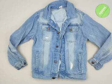 letnia sukienka z guzikami: Dziecięca kurtka jeansowa, 10 lat, 134-140 cm, Cool Club, stan - Bardzo dobry — 2
