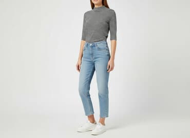 koszulka polo damska hm: H&M, T-shirt damski, rozmiar M — 8
