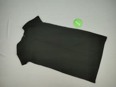 reserved czarna sukienka z bufiastymi rękawami: Reserved, Sukienka damska, rozmiar M — 4