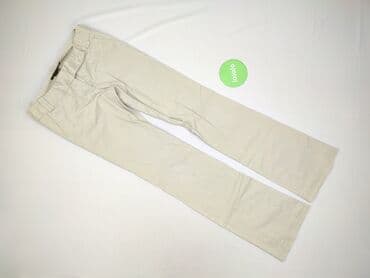 kremowe jeansy damskie: Spodnie materiałowe damskie, rozmiar S — 2