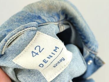 mohito kurtka jeansowa z nadrukiem: Denim, Women`s jeans jacket, size XL — 5