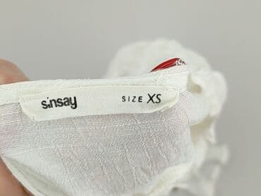 koszule bluzki: Sinsay, Narzutka damska, rozmiar XS — 4