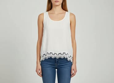 bluzki białe długi rekaw: Bluzka damska, rozmiar S — 5