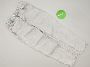 hm czarne spodnie: Spodnie jeansowe, H&M, 10 lat, 140, stan - Idealny — 2