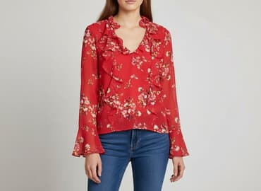 hm bluzki z krótkim rękawem: H&M Divided, Bluzka damska, rozmiar M — 9