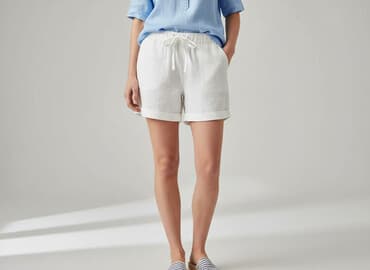 lidl szorty lniane: Marks & Spencer, Szorty damskie, rozmiar S — 6