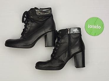 deichmann czerwone botki: Rieker, Botki damskie, rozmiar 40 — 4