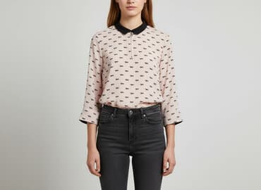 bluzki pudrowy róż reserved: Reserved, Bluzka damska, rozmiar L — 1