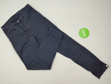 granatowe chinosy damskie: Monnari, Spodnie materiałowe damskie, rozmiar M — 2