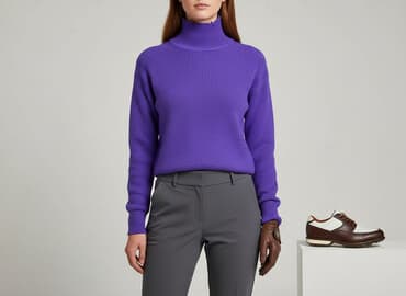 bluzki z golfem: Golf damski, rozmiar L — 5