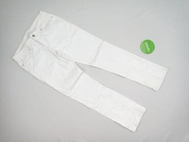 zalando białe jeansy damskie: Jeansy damskie, rozmiar L — 2