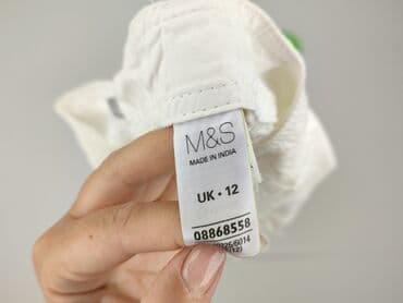 jeansy cropped damskie: Marks & Spencer, Spodnie 3/4 damskie, rozmiar L — 5