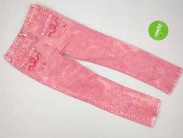ubrania dla dziewczynek 7 lat: Spodnie jeansowe, Cherokee, 10 lat, 140, stan - Bardzo dobry — 3