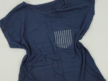 granatowy t shirty oversize: T-shirt damski, rozmiar 3XL — 1