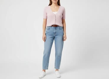 sweter open shoulder: Sinsay, Women`s knitwear, size S — 7