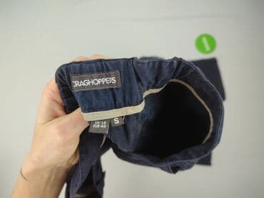 damskie szorty trekkingowe: Craghoppers, Spodnie materiałowe damskie, rozmiar S — 4