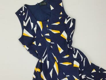 sukienka rozkloszowana dekolt łódka: EMILI, Sukienka damska, rozmiar S — 1