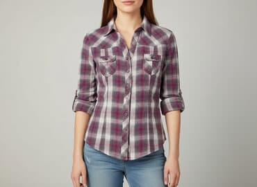koszula flanelowa jula: Clockhouse, Koszula damska, rozmiar S — 1