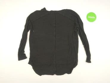 czarne obcisła bluzki z długim rękawem: Bordeaux, Women's blouse, size M (EU 38) — 3