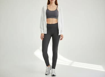 legginsy z wysokim stanem allegro: Legginsy Sportowe damskie, rozmiar S — 1