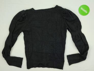 sweter z bufiastymi rękawami: Kardigan damski, rozmiar M — 3