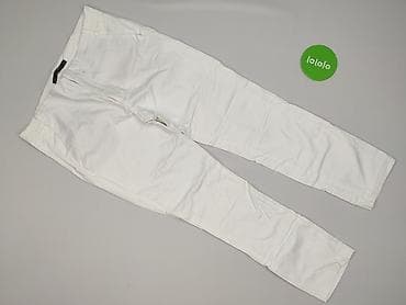 crop spodnie: Zara, Spodnie materiałowe damskie, rozmiar L — 2