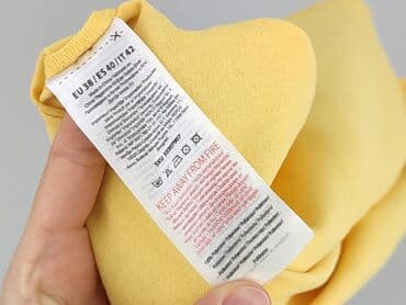 żółte bluzki z krótkim rękawem: Beloved, Bluzka damska, rozmiar S — 5