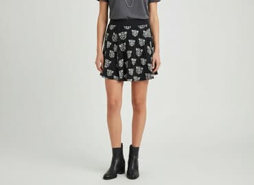 spódnice w panterkę hm: Spódnica damska, rozmiar M — 6