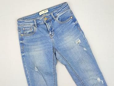 stradivarius cargo czarne: Stradivarius, Jeansy damskie, rozmiar 2XS — 1