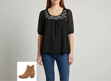 eleganckie bluzki dla puszystych: Et Vous, Women's blouse, size L — 1