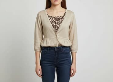 sweter z dinozaurem: Kardigan damski, rozmiar S — 6