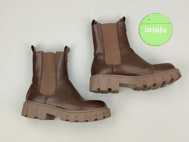 ccc kozaki beżowe: Botki damskie, 37 — 2