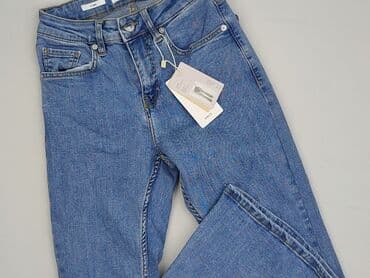 woskowane legginsy z wysokim stanem zara: Jeansy damskie, XS — 1