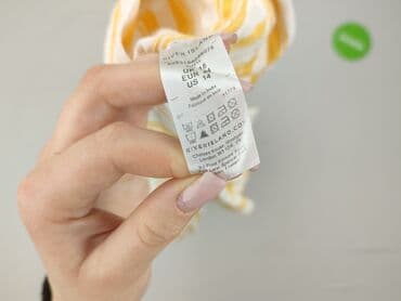 bluzka żółta w czarne paski: River Island, Koszula damska, rozmiar XL — 5