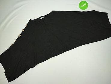 czarna: Ponczo damskie, rozmiar S — 2