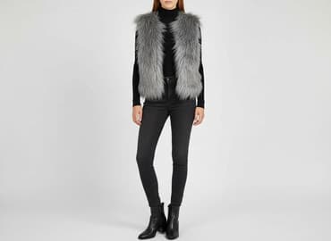 zara kamizelka haftowana: Kamizelka damska, rozmiar S — 1