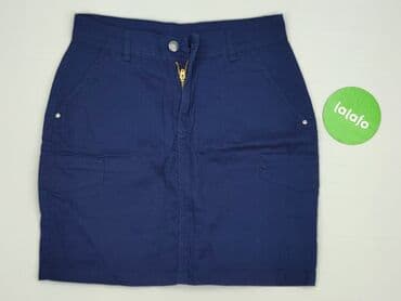 granatowa spódnice mini: Janina, Spódnica damska, rozmiar S — 3