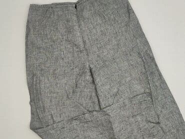 joggery lniane damskie: Spodnie materiałowe damskie, rozmiar L — 1