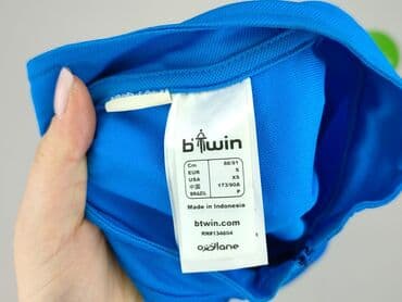 biala koszula i kolarki: B'Twin, T-shirt sportowy dla mężczyzn, rozmiar S — 4