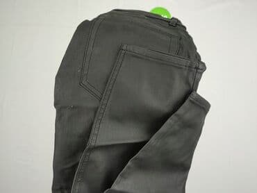 zara spodnie czarne szerokie: PULL&BEAR, Spodnie materiałowe damskie, rozmiar M — 7