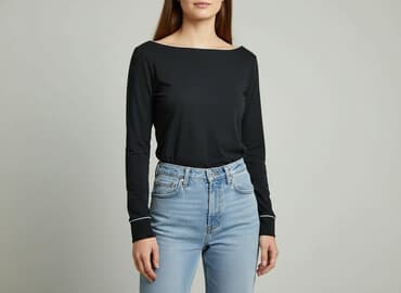 czarne bluzki siateczka: Bluzka damska, rozmiar S — 6