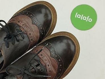 kononowicz w kamizelce: Czółenka damskie Ann-Mex w stylu brogues/oxford na słupku - Marka — 5